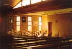 Interno della Chiesa Cattolica "San Pio X" di Dernancourt, Adelaide, Sud AustraliaInside the Catholic Church "Saint Pius X" in Dernancourt, Adelaide, South Australia